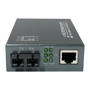LevelOne Media Konverter RJ45->SC GE MM PoE 30W 850nm 500m