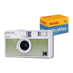 Kodak EKTAR H35 35mm Camera Green + Ultramax