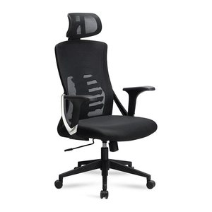 AMSTYLE Bürostuhl, SPM1.447 Stoff schwarz, Gestell schwarz