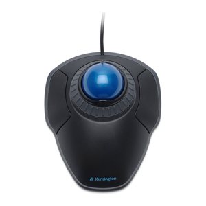 Kensington Orbit mit Scroll-Ring Trackball kabelgebunden blau, schwarz