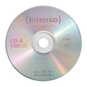 Intenso CD-R 700 MB bedruckbar, 50 St.