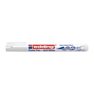 edding Pastel Pen 1500 Filzstift weiß, 1 St.