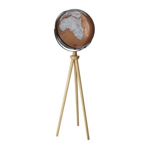 TROIKA® Globus SPUTNIK braun/silber