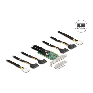 DELOCK PCI Express 4.0 x16 Karte zu 4 x SFF-8639 NVMe