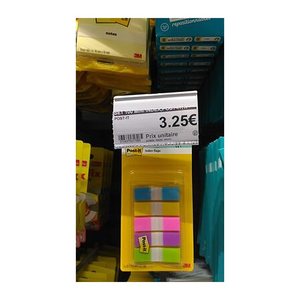 Post-it® Mini Haftmarker farbsortiert 5x 20 Streifen