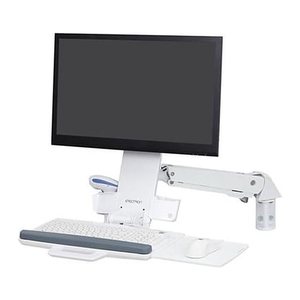 ergotron Monitor-Maus-Tastatur-Halterung StyleView 45-266-216 weiß für 1 Monitor, 1 Tastatur, 1 Maus, 1 Scanner, Wandhalterung