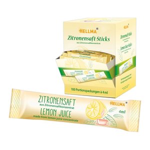 HELLMA  Zitronensaft, 100 x 4,0 ml