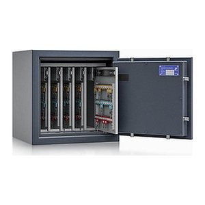 ISS safe4key Schlüsseltresor grau mit 280 Haken, Elektronikschloss, 50,0 x 42,0 x 50,0 cm, 1 St.