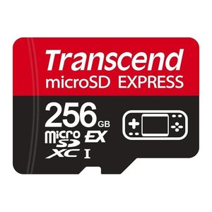 SD microSD Card 256GB Transcend SD-Express PCIe USD710S