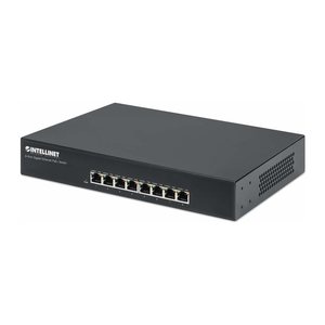 INTELLINET Switch 8x GE Desktop PoE+