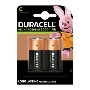 DURACELL Akkus PreCharged Ni-MH Baby C 3.000 mAh, 2 St.