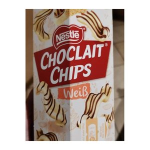 Nestlé Choclait Chips Weiß Schokolade 115,0 g, 1 St.