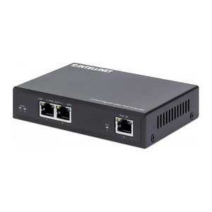INTELLINET 2-Port Gigabit Ultra PoE-Extender 60W um 100m