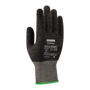 uvex unisex Schnittschutzhandschuhe C300 dry anthrazit Größe 7, 1 Paar