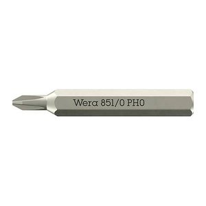 Wera 851 Micro Bits JCIS PH 0 x 30mm