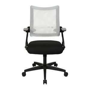 Topstar Bürostuhl New S'move, DS100A T203 Stoff weiß, Gestell schwarz