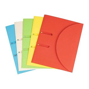 ELCO Ösenhefter Ordo Collecto Karton farbsortiert DIN A4 überbreit, 10 St.