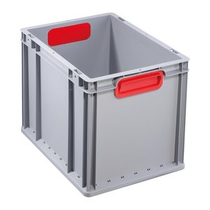 Allit ProfiPlus Eurobox grau, rot 30,0 x 40,0 x 32,0 cm, 1 St.