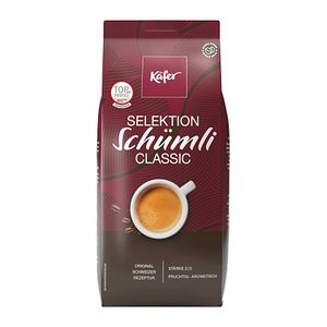 Käfer Selektion Schümli Classic Kaffeebohnen, Arabica- und Robustabohnen mild, 1 kg