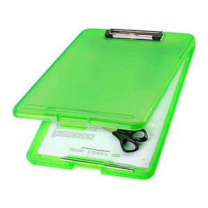 helit Klemmbrett the clip H2532050 DIN A4 grün transluzent Kunststoff, 1 St.