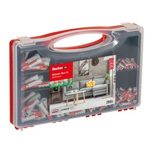 fischer Meister-Box Wohnraum 577157 Universaldübel-Sortiment, 280-teilig