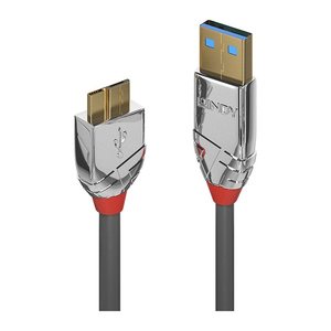 LINDY USB 3.0 Kabel Typ A/Micro-B Cromo Line M/M 2m