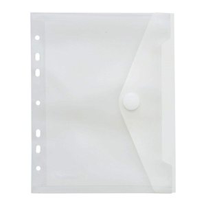 FolderSys Dokumententaschen DIN A5 transparent genarbt 0,20 mm, 10 St.