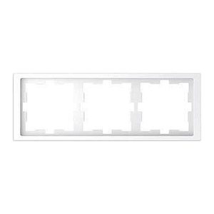 MERTEN  3-fach Steckdosenrahmen MEG4030-6535 D-Life weiß 22,3 x 8,1 cm, 1 St.