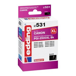 edding EDD-531 schwarz Druckerpatrone kompatibel zu Canon PGI-2500 XL BK