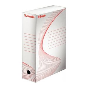 Esselte Archivboxen weiß 10,0 x 25,0 x 35,2 cm, 25 St.