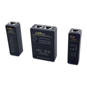 Equip Kabeltester für RJ45/RJ12/RJ11/BNC/PoE schwarz