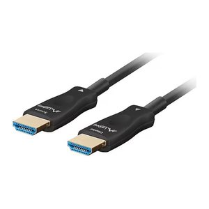 LANBERG HDMI M/M V2.1 Kabel 10m 8K optisch AOC schwarz