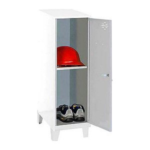 Simonrack Spind SIMONLOCKER DISM SINGLE weiß, grau 8425437120886, 1 Schließfach 30,0 x 50,0 x 101,5 cm