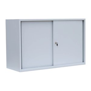 ClassiX Schiebetürenschrank, X-550125 lichtgrau 1 Fachboden 120,0 x 45,0 x 75,0 cm