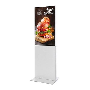 Showdown® Displays Digitales Totem Smart Line Infostele mit LED-Display, weiß, 108,0 cm (43 Zoll)