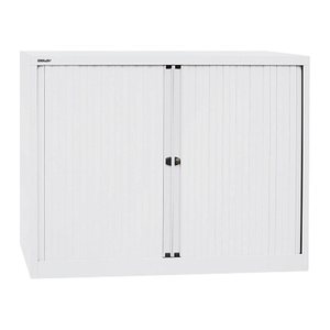 BISLEY Cito Rollladenschrank verkehrsweiß 2 Fachböden 120,0 x 43,0 x 103,0 cm