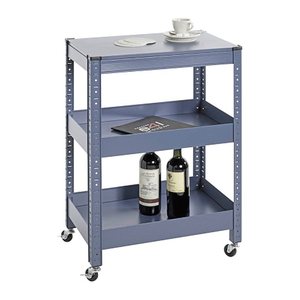 HAKU Möbel Servierwagen blau 50,0 x 32,0 x 75,0 cm