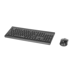 MANHATTAN Funk-Tastatur-Maus-Set MWK7350 schwarz