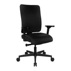 Topstar Bürostuhl Sitness Open X (P) Deluxe, OX600TW2 T20 Stoff schwarz, Gestell schwarz