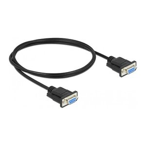 DELOCK Seriell Kabel RS-232 D-Sub9 Bu>Bu Nullmodem 1.0m