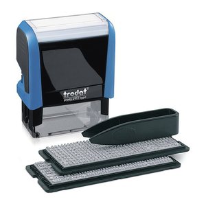 WEDO Stempel Typo-Printy-Set 4912, Modell 4.0, 4-zeilig