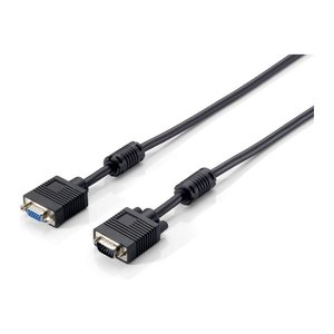 Equip VGA Kabel 1920x1080/60Hz Erweit. St/Bu 1.80m schwarz Polybeutel