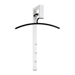 HAKU Möbel Wandgarderobe 89345 weiß Metall 3 Haken 4,0 x 70,0 cm, 1 St.