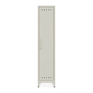 BISLEY Stahlschrank Fern Locker FERLOC3S696 verkehrsweiß 3 Fachböden 38,0 x 51,0 x 180,0 cm, aufgebaut, 1 St.