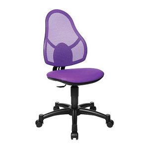 Topstar Kinderdrehstuhl Open Art® Junior, 71430 S07 Stoff lila, Gestell schwarz