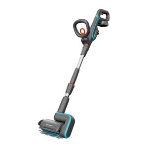 GARDENA AquaBrush Patio 03/18V P4A Ready-To-Use Set Akku-Terrassenreiniger 18,0 V, mit 1 Akku