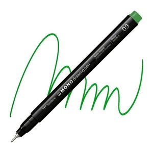 Tombow MONOdrawing Fineliner grün 0,35 mm, 1 St.