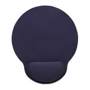 MANHATTAN Mauspad Schaumstoff mit Handballenauflage blau