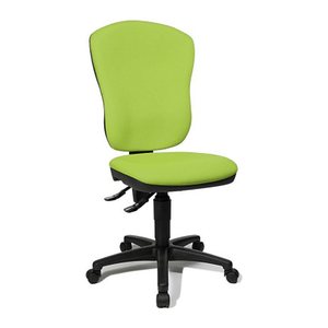 Topstar Bürostuhl Point 80, 8180 G05 Stoff grün, Gestell schwarz