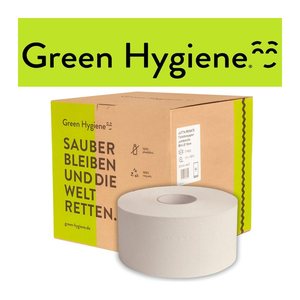 Green Hygiene® Jumbo-Toilettenpapier JUTTA-RENATE 2-lagig Recyclingpapier, 16 Rollen